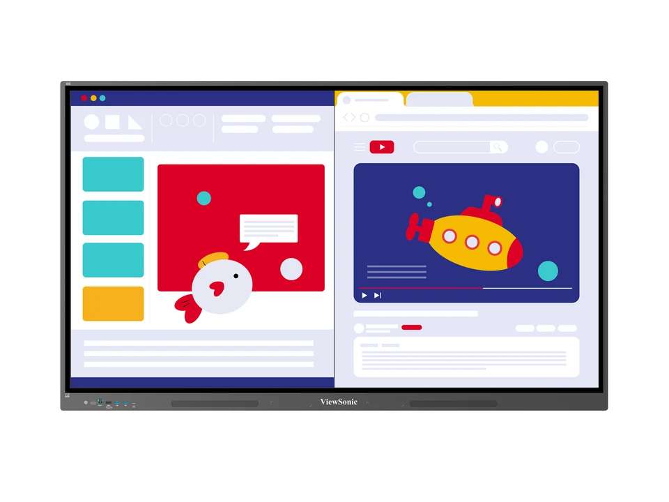 Màn Hình Tương Tác 86 inch IFP8634 ViewSonic - Màn Hình Cho Giáo Dục